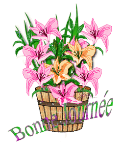 Gif animé bonne journée plantes